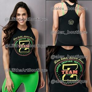 🖤Zumba Team Tank top (H024)-Size S for Women